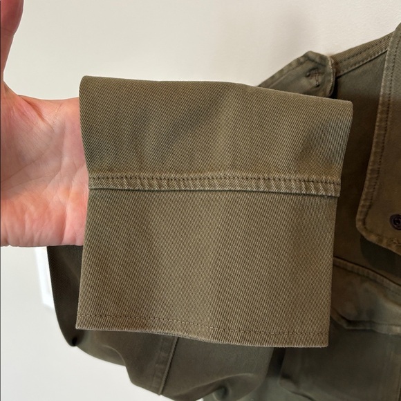 Anine Bing Utility Jacket Army Green Size Small - Picture 6 of 12